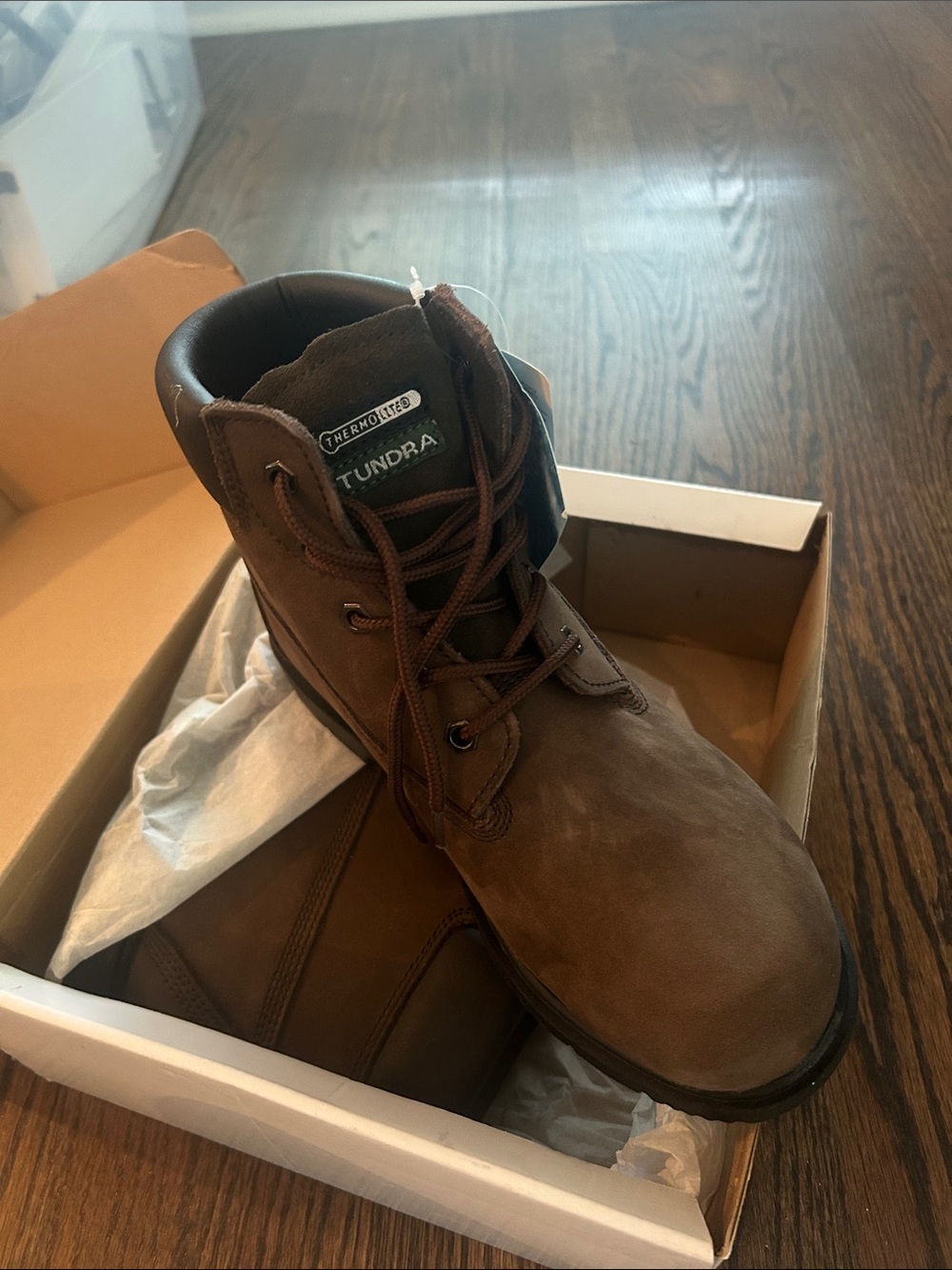 NEW Tundra Boy’s Brown Waterproof Insulated Boots